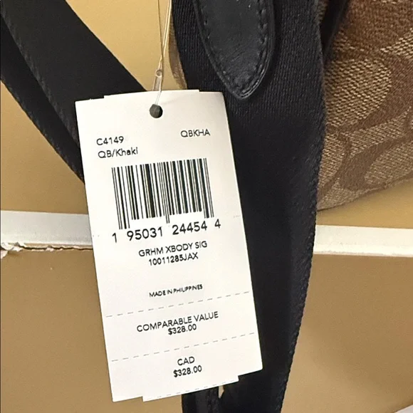 Coach Crossbody Signature Brand New Authentic 9x7 - Picture 2 of 9